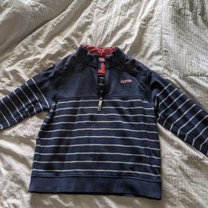 Boys Vineyard Vines 1/4 zip sweater navy (L)